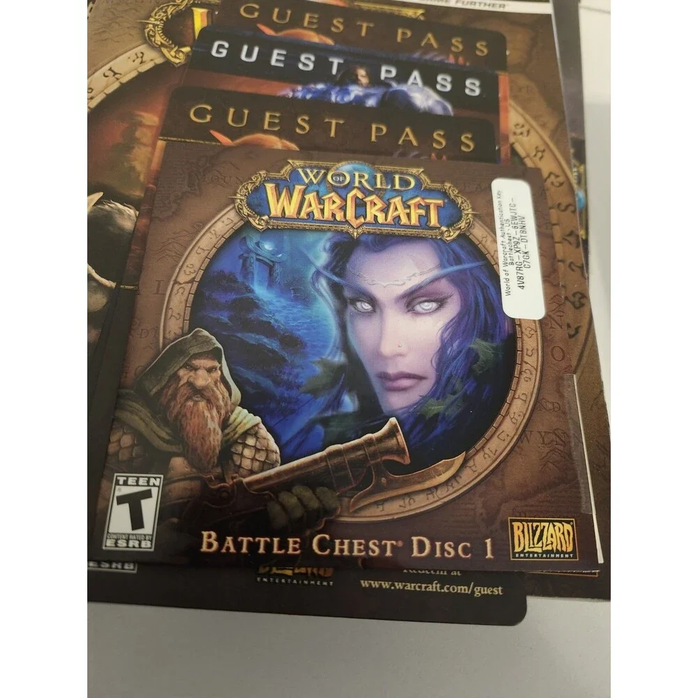 World of Warcraft Battle Chest PC & MAC 2012 Blizzard Games With Extras